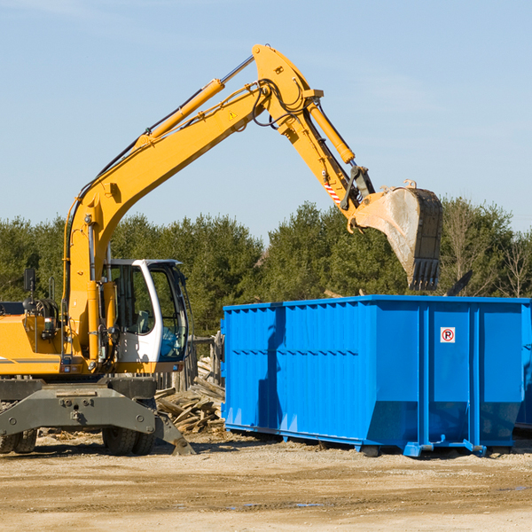 what size residential dumpster rentals are available in Castalian Springs Tennessee